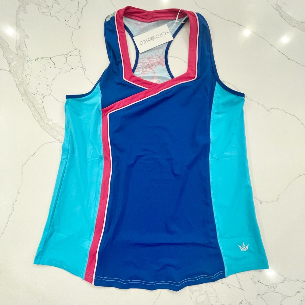 Crowned Athletics Honorable Princess Flow Tank Top NWT